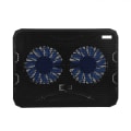Miniatyrbillede 2 af 8: Ultra tynd USB Laptop Køler Base 2 Lydløs Blæser Notebook Kølepude Stand