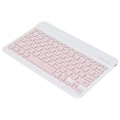 Miniatyrbilde 3 av 8: Trådløst tastatur 10in UltraSlim Sklisikker Design Stille Skriving Raskt Bærbart Tastatur for Android IOS/Windows (Rosa)