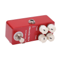 Pikkukuva 4 / 8: Distortion Effect Metal Shell Red True Bypass -jalkakytkin sähkökitarabassolle