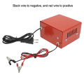 Miniatyrbild 3 av 6: Smart Batteriladdare för Bil Snabb Laddning Reparationsmaskin 6V 12V Justerbar Röd EU-kontakt 110‑220V
