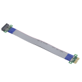 Miniatyrbillede 7 af 8: PCIE Forlængerkabel 1X Riserkort Forlænger Dobbelthastighed Han-til-Hun Adapter Bånd EP051
