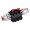 Miniatyrbillede 1 af 8: DC12V-24V Bilkredsløbsafbryder Nulstil Inline Sikring Inverter Lyd/Video System Beskyttelse (20A)