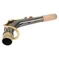 Miniatyrbillede 8 af 8: Sax Bend Neck Metal Kork Saxofoner Tilbehør Sort Nikkelbelagt til altsaxofon