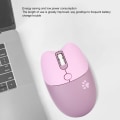 Miniatyrbillede 3 af 7: Trådløs Katte Mus - Lilla, Bærbar og Lydløs, 2.4G, USB-modtager, 3 DPI-niveauer, til M3 Laptop og Computer