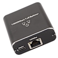 Miniatyrbilde 6 av 8: Ethernet-splitter RJ45 1 inn 2 ut Gigabit Internett-splitter 1000 Mbps Høyhastighets LAN-splitter for TV-er, stasjonære datamaskiner, rutere