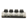 Miniatyrbillede 6 af 8: Programmerbar tastatur USB 4 taster mini bærbar mekanisk tastatur HID DIY programmerbar tastatur RGB OSU Gaming Keypad