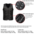 Miniatyrbillede 5 af 8: Vinter USB Elektrisk Opvarmet Vest Justerbar Længde og Buste Varme Vest Varm Jakke Elektrisk Body Warmer til Mænd Kvinder