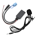 Miniatyrbild 5 av 8: Bluetooth 5.0 AUX-kabeladapter med mikrofon Handsfree Ersättning för Smart Fortwo 450 Radio