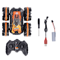 Miniatyrbilde 2 av 8: 2.4G Amfibisk Fjernstyrt Bil 360 Graders Roterende Vanntett RC Stuntbil Kjøretøy Orange