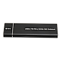 Pikkukuva 6 / 8: M.2 NVMe SSD -kotelo 10 Gbps 2 TB USB 3.1 Type C UASP-protokolla Type C SSD -kotelo 2230 2242 2260 2280 SSD:lle Musta Type A - C -kaapeli