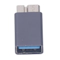 Miniatyrbild 6 av 8: Micro B till USB A Honadapter Aluminiumlegering 10GBPS Plug and Play Micro B till A Honkonverterare för Galaxy S5 Telefon