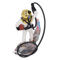 Miniatyrbilde 2 av 8: Air Action Lufting Diver Aquarium Decoration Utsøkt Diver Fish Tank Ornament for Aquarium Fish Tank White