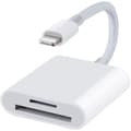Lightning till SD-kortläsaradapter, minneskortläsare för iPhone iPad-kamera Lightning to SD