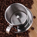 Pikkukuva 7 / 7: Ruostumattomasta teräksestä valmistettu vietnamilainen kahvitippa suodatin Phin Infuser Sliver