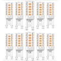 G9 LED-lampor 5W Varmvit, 10-pack Energisnåla Kapsellampor
