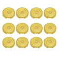 Miniatyrbilde 5 av 8: 12 stk Arcade-knappdeksel - Erstatning for mekaniske trykknapper for Kailh, Cherry, TTC, Akko, Glorious - Gule