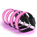 Miniatyrbilde 1 av 3: 4 stk lysende armbånd USB reflekterende armbånd for utendørs jogging løpesport