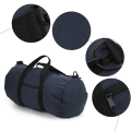 Miniatyrbillede 7 af 8: KS3 Canvas Slidstærk Navy Bærbar Rejsetaske Fitness Unisex Enkelt Skulder Sportstaske