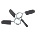 Miniatyrbillede 5 af 8: 2 stk. Standard 25mm Barbell Dumbbell Lock Clamp Spring Collar Clip Yoga Træning