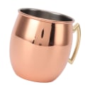 Miniatyrbild 4 av 8: Moskva Mule Mugg 600ml Kapacitet Rostfritt Stål Öl Cocktail Kopp Dryck Mugg för Hem Bar Slät Ros Guld