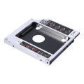 Pikkukuva 3 / 8: 12,7 mm alumiininen SATA HDD SSD -kotelo kiintolevylle, kelkka optiselle DVD-sovittimelle kannettavaan tietokoneeseen