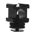 Miniatyrbillede 1 af 8: Metalkamera Tri Hot Shoe Mount Adapter til mikrofon LED Video Light Monitor