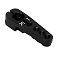 Miniatyrbilde 6 av 8: Servo Horn 25T i Aluminiumlegering, Robust, Justerbar, 3 Huller, RC-Bil Servo Horn for 1/10 RC Biler, Svart