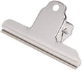 2-pack Bulldogklämmor, 20 cm Silver Metallmapp pappersbindare