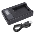 Miniatyrbilde 1 av 8: SEIVI kamerabatteri Enkelsporslader med LCD-skjerm for Sony Digital Camera NP BX1