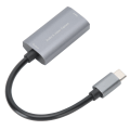 Miniatyrbillede 2 af 8: Video Capture Card TYPEC HDMI til TypeC 4K 1080P Spil Live Sølvgrå Free Drive Z29A