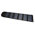 Miniatyrbild 5 av 8: 28W Bärbar Solpanel Laddare med USB-Port Vattentät 5V 4A Vikbar Solcellsladdare för Smarta Telefoner Surfplattor Svart