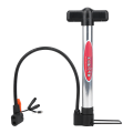 Miniatyrbild 1 av 8: 10' Bärbar Cykelpump Aluminiumlegering Mini Cykling Hand Luftpump Kul Däck Uppblåsningsverktyg