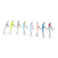 Miniatyrbillede 1 af 6: 8 stk. Minnow fiskelokke 5 cm/3 g Kunstig synkende langt kast Hårdt agn Wobbler Jig Agn