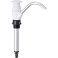 Dricksvattenpump, manuell vattenpump, manuell vattenpress, vattenpump för husvagnsvask (vit)
