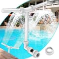 Poolfontæne, Dual Jet Pool-tilbehør, 2-i-1 justerbar poolfontæne til fritstående pools, CASCADE YYV