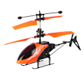 Miniatyrbillede 2 af 4: Fjernbetjent helikopter flyvende legetøj LED genopladelig håndbetjent drone med LED-lys til børns gave