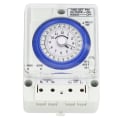 Miniatyrbilde 2 av 8: Tidsbryter mekanisk timer 24-timers kontrollertilbehør for lysovn 100-240V AC