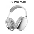 Pikkukuva 1 / 6: Ulkoilmakäyttöön tarkoitetut P9 Pro Max Bluetooth 5.3 -kuulokkeet – Apple-yhteensopivat langattomat ANC-kuulokkeet white