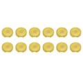 Miniatyrbilde 8 av 8: 12 stk Arcade-knappdeksel - Erstatning for mekaniske trykknapper for Kailh, Cherry, TTC, Akko, Glorious - Gule
