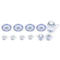 Miniatyrbillede 2 af 8: 1:12 Dukkehus Køkken Miniature 15 stk Porcelænsblomst Tekopsæt Decor Collection (#1)