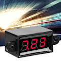Miniatyrbild 2 av 8: Digital voltmeter 0,28 tum tvåtråds DC 3,0-30V LED-display spänningsmätare vattentät (röd)