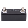 Miniatyrbillede 1 af 8: Guitar fodkontakt pedal Dobbelt fodkontakt Tap Momentary Lock Free Controller tilbehør