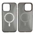 Miniatyrbild 8 av 8: Phone case runt om Skyddande Transparent Magnetisk Anti Drop Bekvämt grepp gör-det-själv cover Black Tan för IOS 14promax