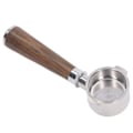 Pikkukuva 6 / 8: 51mm Portafilter 2 korvaa pohjaton kahvakahva ruostumaton teräs Delonghi ECO310 mustalle ruusupuulle