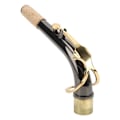 Miniatyrbillede 6 af 8: Sax Bend Neck Metal Kork Saxofoner Tilbehør Sort Nikkelbelagt til altsaxofon