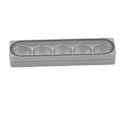 Miniatyrbilde 1 av 8: Cue Tip Oppbevaringsboks Aluminium Legering Magnetisk Sug Cue Tip Beholder for Biljardspillere 5 Hull