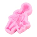 Pikkukuva 2 / 5: 3D-silikonikakkuvuoka, luova suklaa- ja sokerimassamuotti, koristeluun, DIY-työkalu (tyttö)