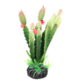 Miniatyrbillede 1 af 8: Simulering Plast Kaktus Plante Terrarium Krybdyr Levesteder Dekoration Hjem Indretning