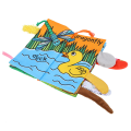 Miniatyrbilde 6 av 8: Tegneserie Lovely 3D Tails Anti-tearing Cloth Book Baby Early Educational Toys (Garden)