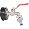 IBC Tank Adapter S60X6 Erstatningsventil Kobling 1/2\" Slange